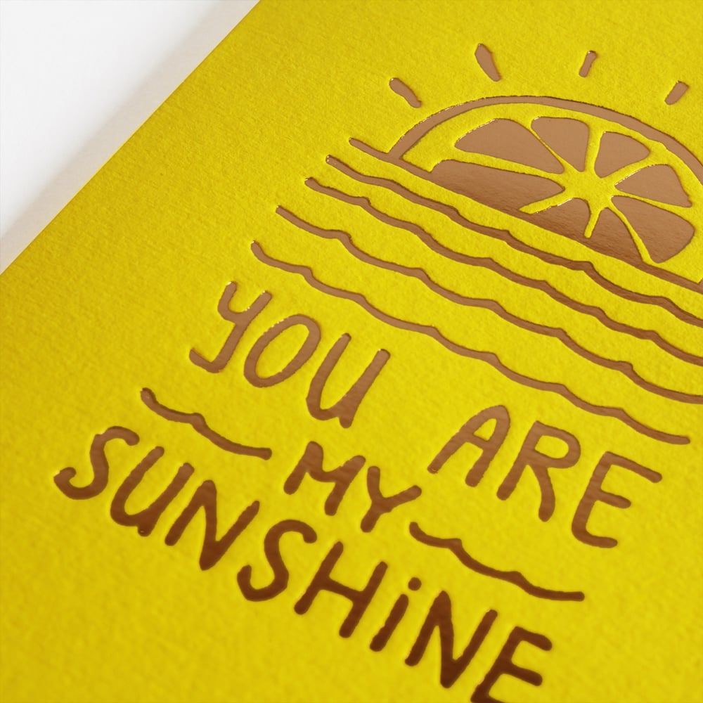 Image of Carte sunshine