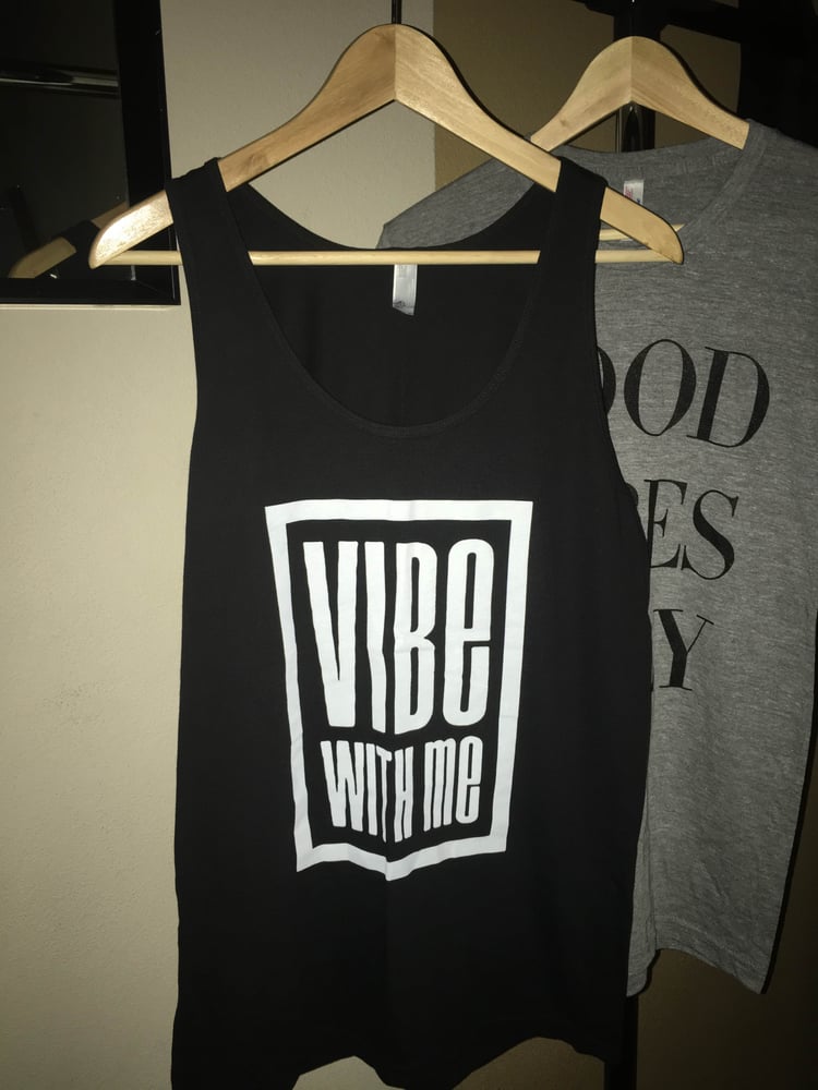 Image of 'VIBE WITH ME' Tank Top (Black)