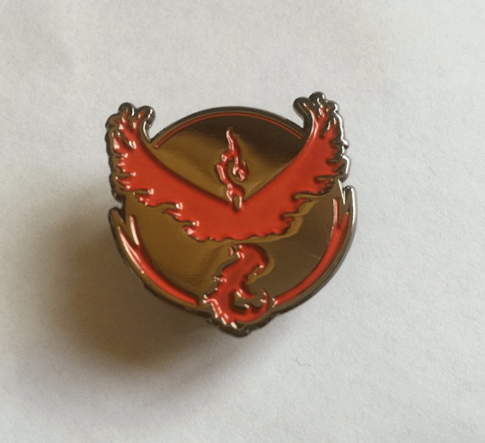 Gosupins Pokemon Go Team Valor Enamel Pin