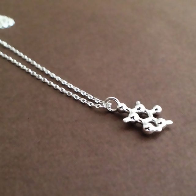 tiny caffeine necklace Image 5