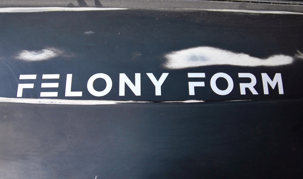 Image of FELONY FORM sticker