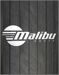 Malibu Vinyl Decal - Black  (White sold out)