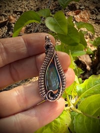 Image 5 of Aurora Opal Wrapped in Copper