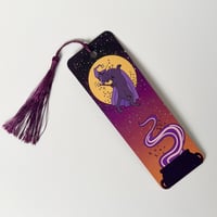 Image 1 of Magic Cat and Cauldron Paper Bookmark
