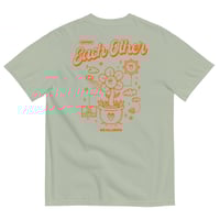 Image 1 of "Support Each Other" Unisex garment-dyed heavyweight t-shirt
