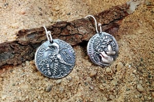 Image of Half Shekel of Tyre, 'Temple Tax Coin' Earrings