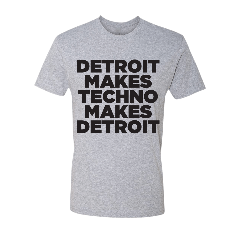 Image of Detroit Makes Techno short sleeve - grey