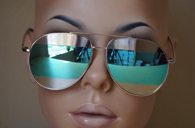Image of Designer Inspired Dior Split Sunglasses