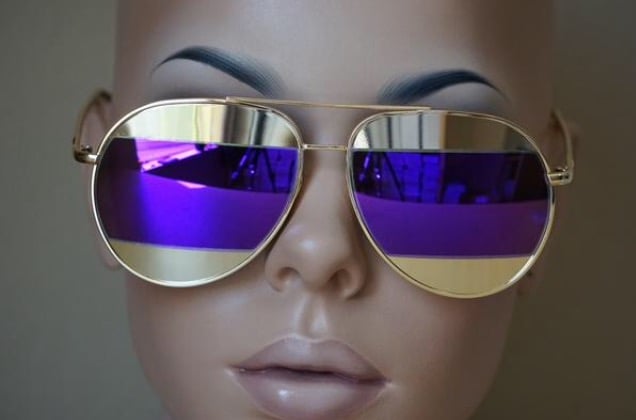 Image of Designer Inspired Dior Split Sunglasses