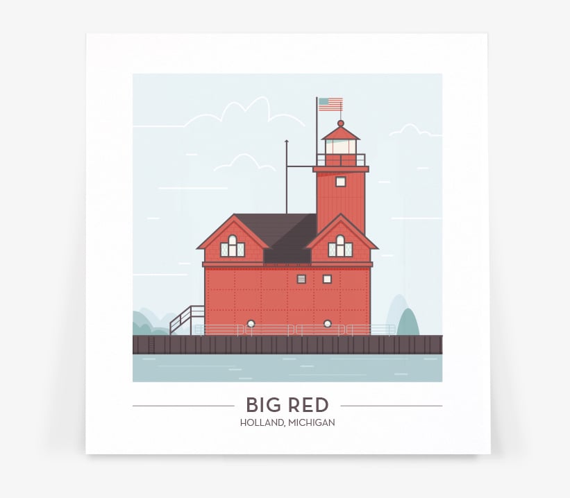 Image of Big Red Lighthouse