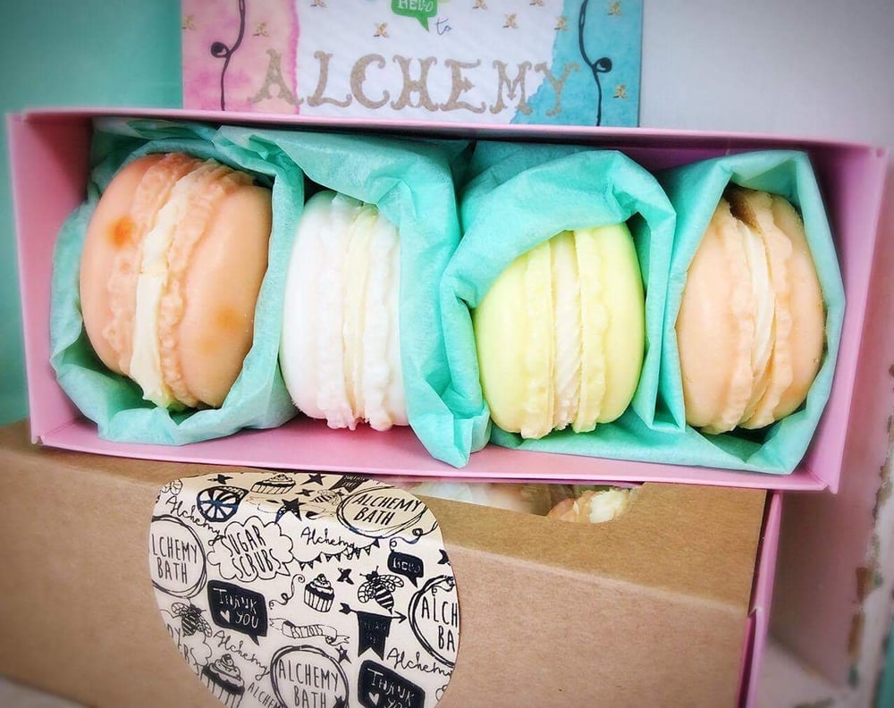 Image of Macaron Soap Box Set of 4