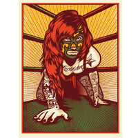"Knees Girl" LuchAdore Poster by Rockets Are Red 