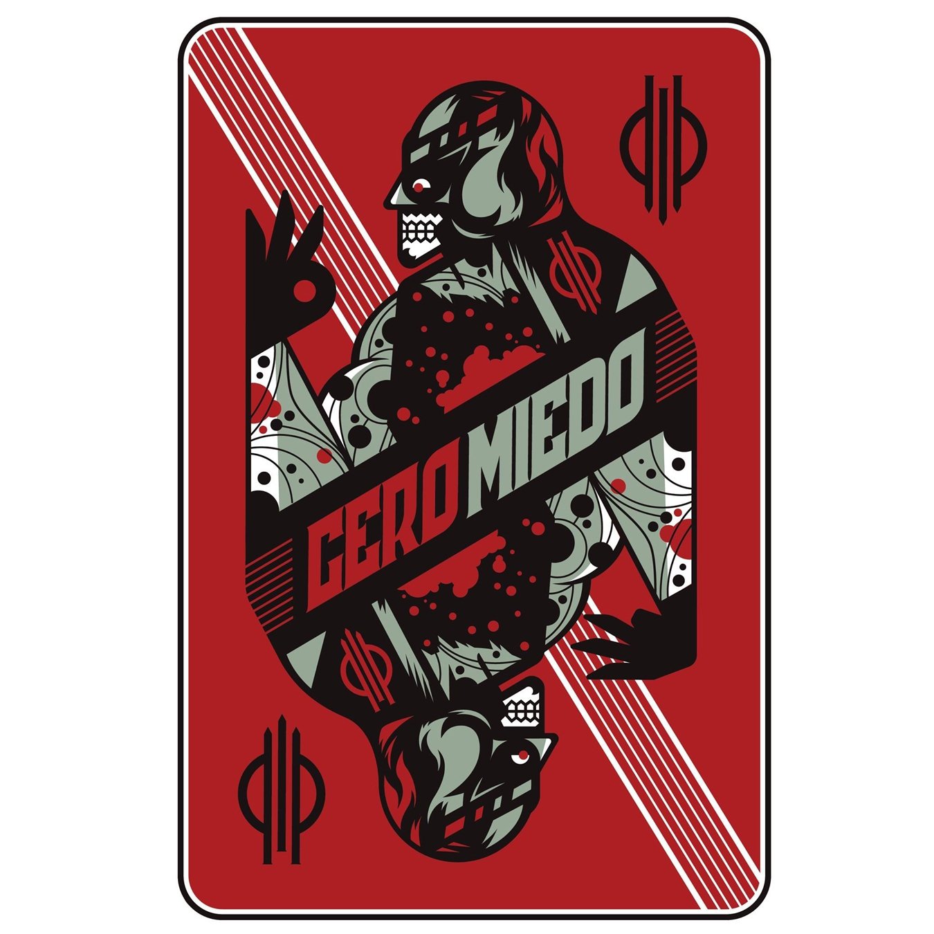 Image of Cero Miedo "Playing Card" Poster by Rockets Are Red (Only 100 Made)