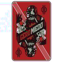 Cero Miedo "Playing Card" Poster by Rockets Are Red (Only 100 Made)