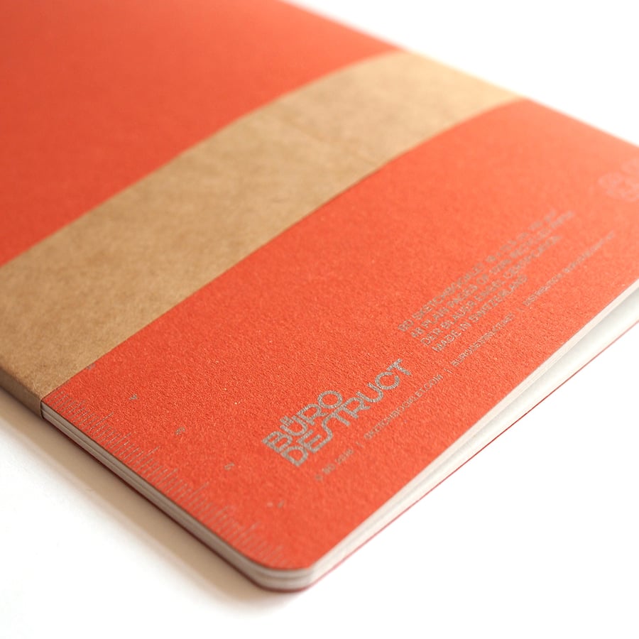 Image of Büro Destruct - Sketchbooklet Terra Rosso