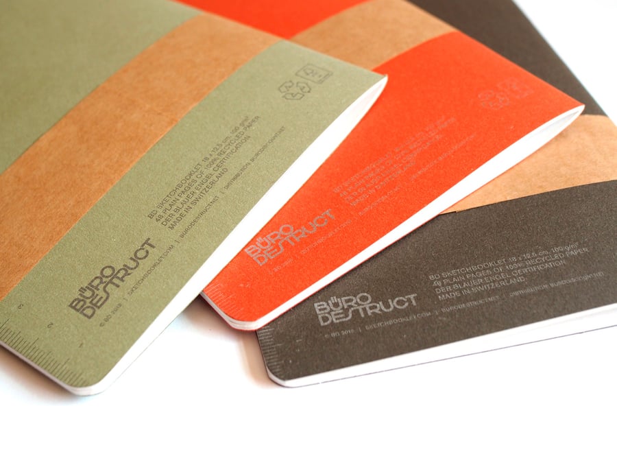 Image of Büro Destruct - Sketchbooklet Trio Bundle