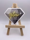 You Glow Girl Sticker