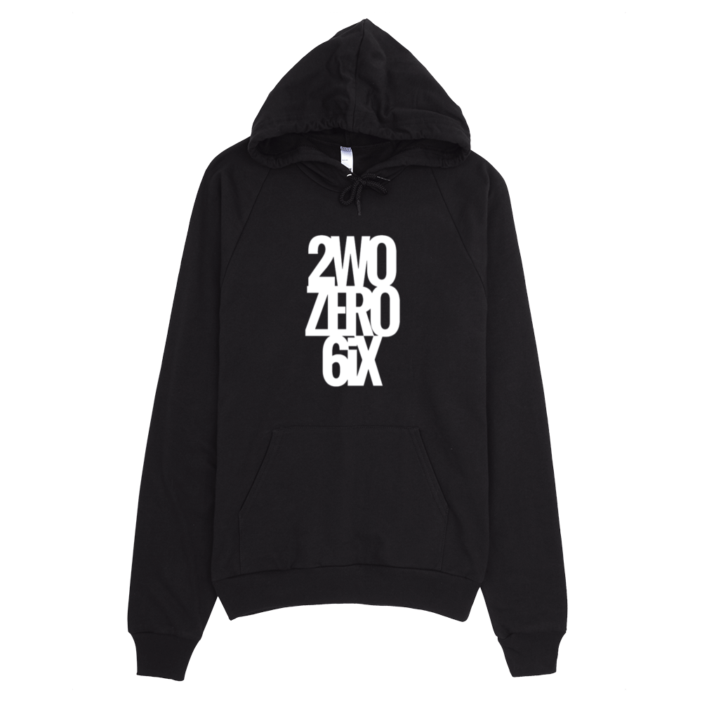 Image of 2WO ZERO 6iX Hoodie (BLACK)