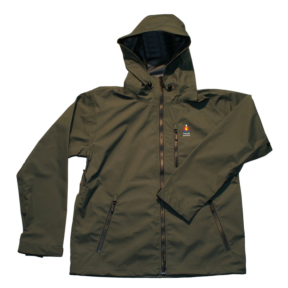 Image of Antero II Plus Hardshell Polartec Neoshell Jacket Made in Colorado Moss 