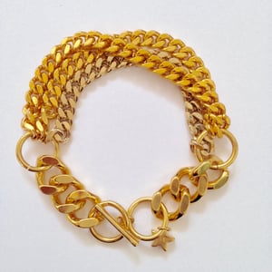 Image of Gourmette dégradé 3 couleurs Sweet Chain / Gradient Bracelet 3 colors Sweet Chain