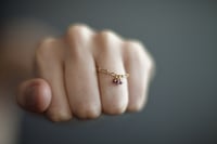 Image 1 of Bague Perle / Chaine Or
