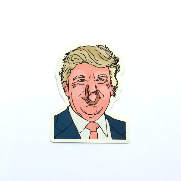 Image of Dick Nose Donald Sticker