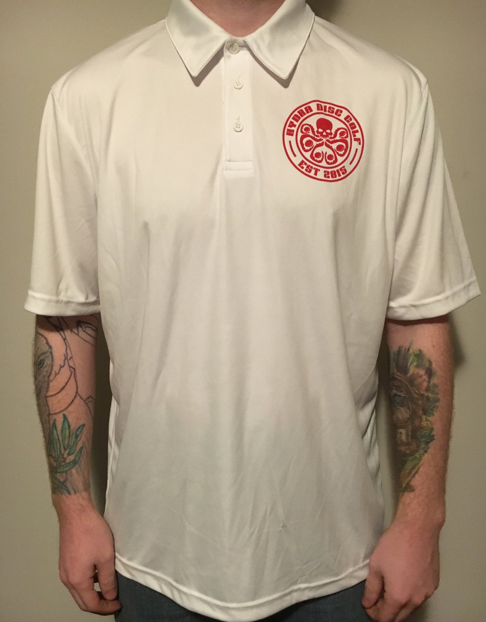 Image of You'll Never Disc Alone Dryfit Polo