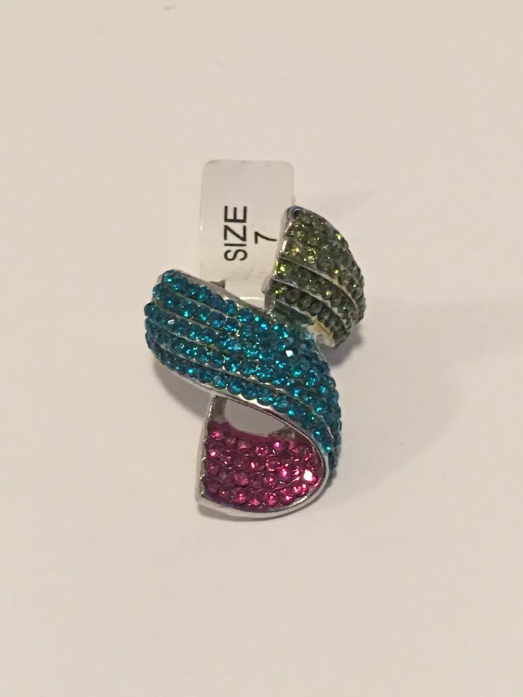 Image of Twist of Colors Bling ring