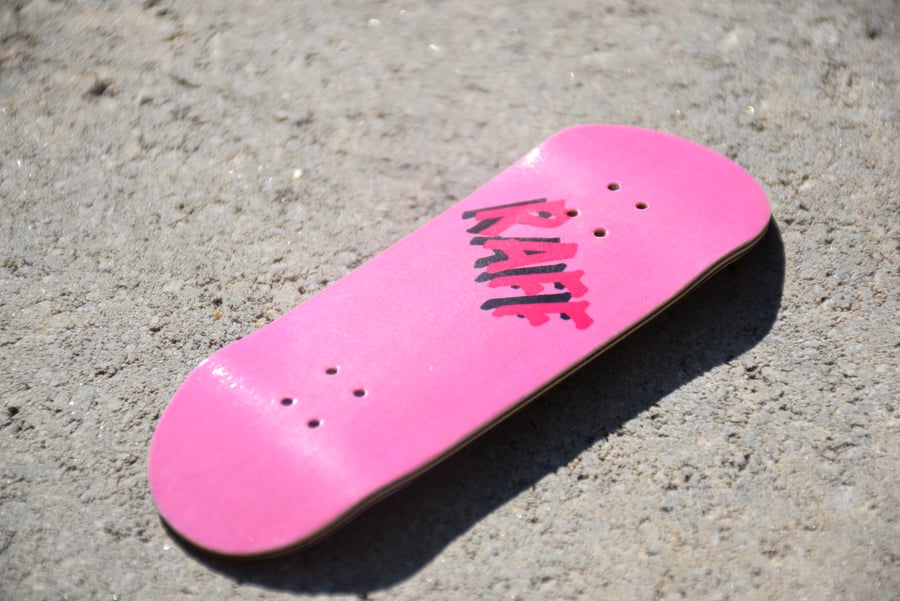 Image of Pink signature graphic r1 mold