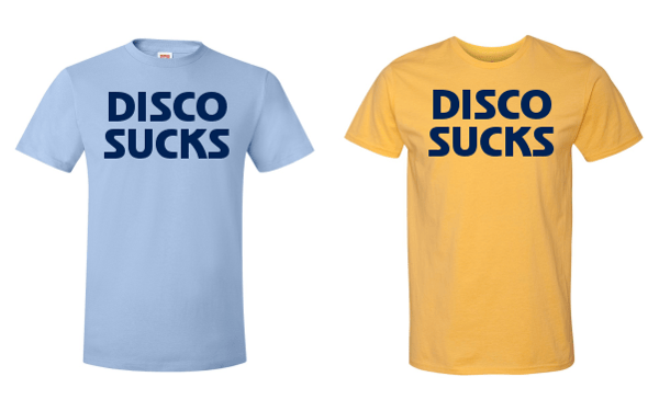 Image of "Disco Sucks" tee