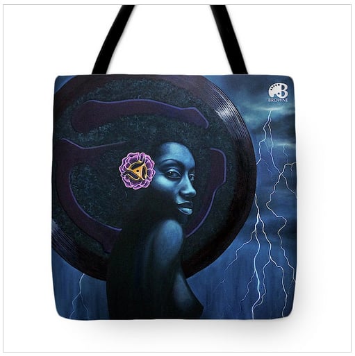 Image of Q Funk 45 tote bag