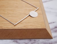 Image 3 of Circle and Bar Necklace