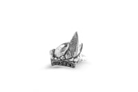 Image 2 of Small Lanperna ring with black spinels
