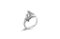 Image 3 of Small Lanperna ring with black spinels