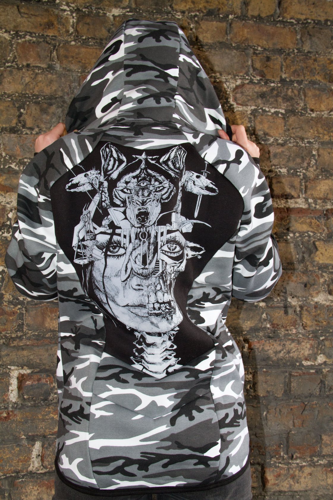 Image of FKN BEAST Urban Camo Hoodie