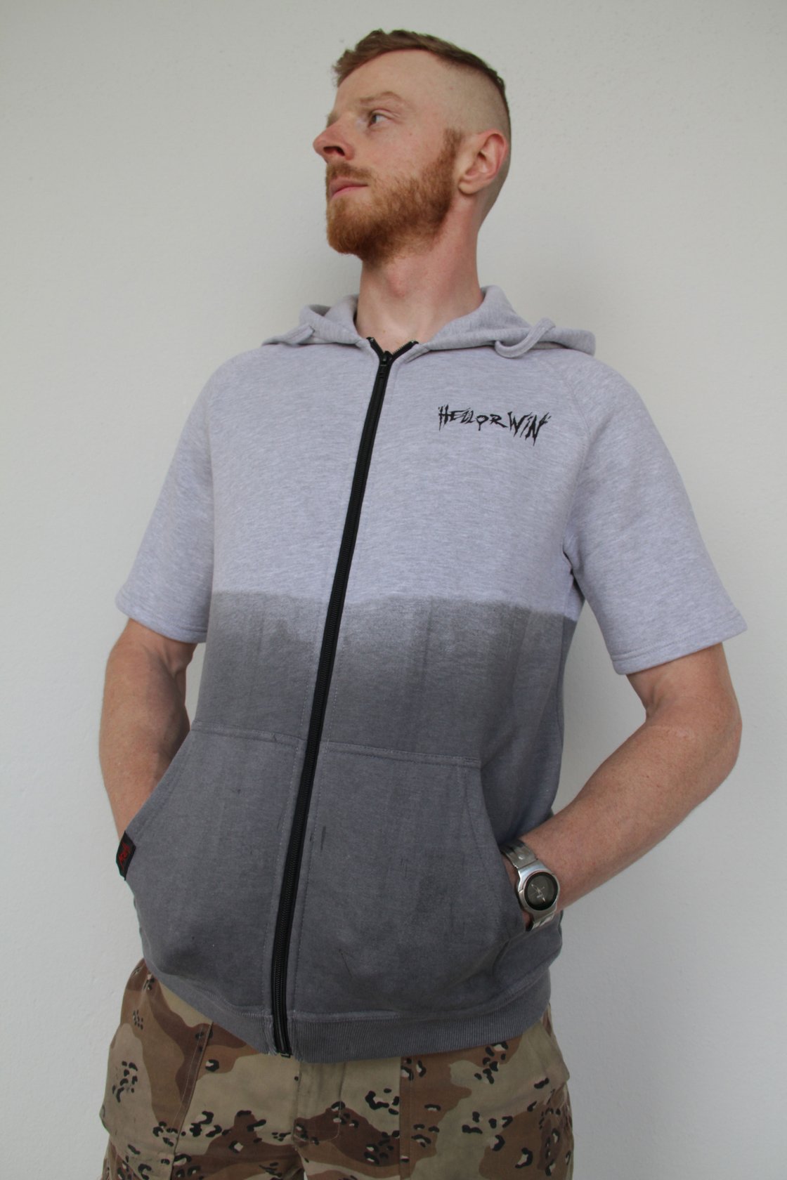 Image of Hell or Win Short Sleeved Hood