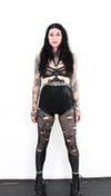 Fishnet with wholes leggings 