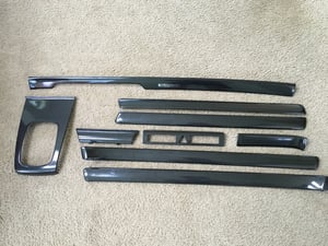 Image of Audi b5 A4 | S4 | RS4 5D High Gloss Carbon Fiber Trim Kit