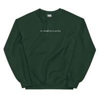 Image 11 of THE MCDREAMY CREWNECK - CURSIVE WHITE