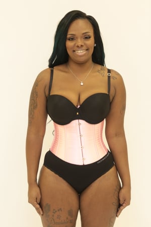 Image of The Mermaid Corset Pink