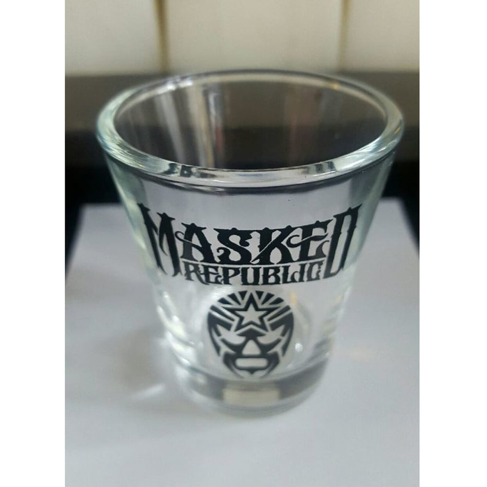 Image of Masked Republic Logo Shotglass