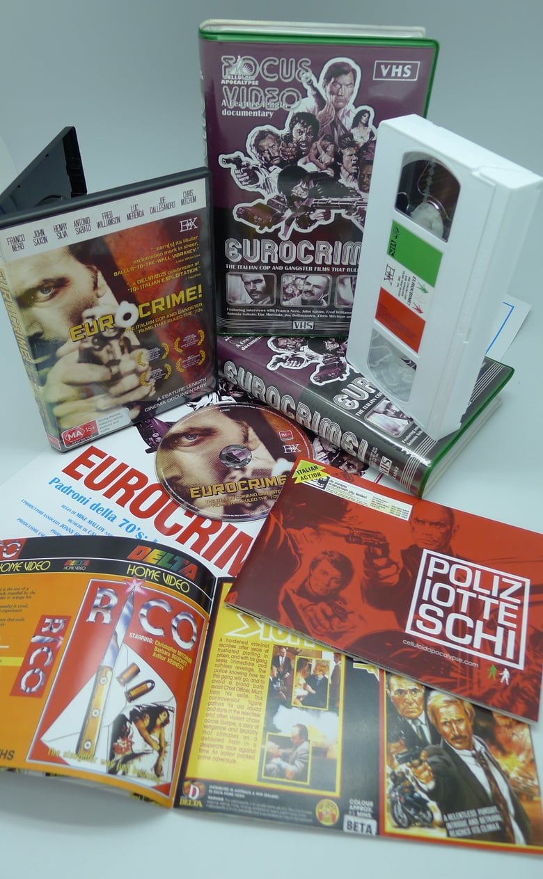 Image of EUROCRIME! DVD + VHS bundle