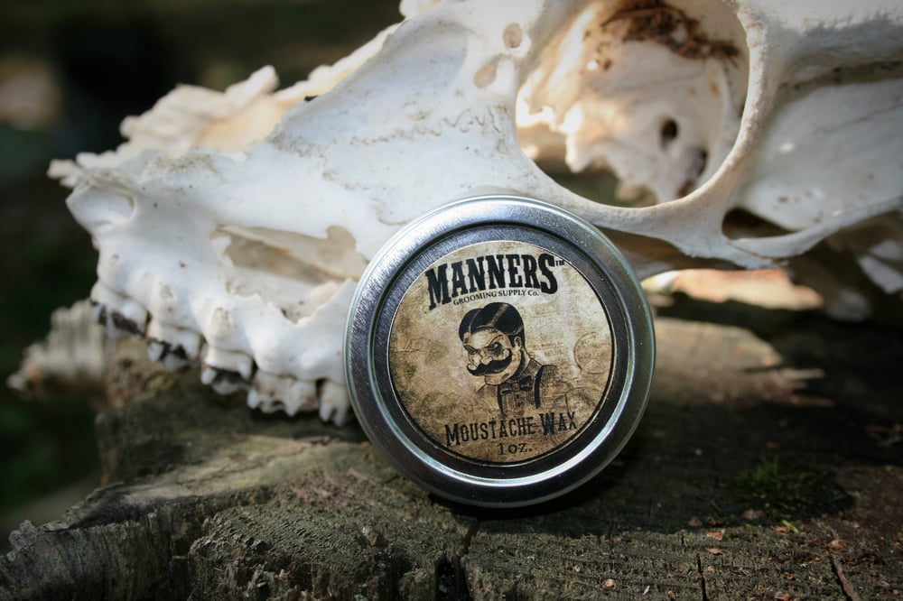 Image of MOUSTACHE WAX - All Natural 1oz. Tin (choose your scent)