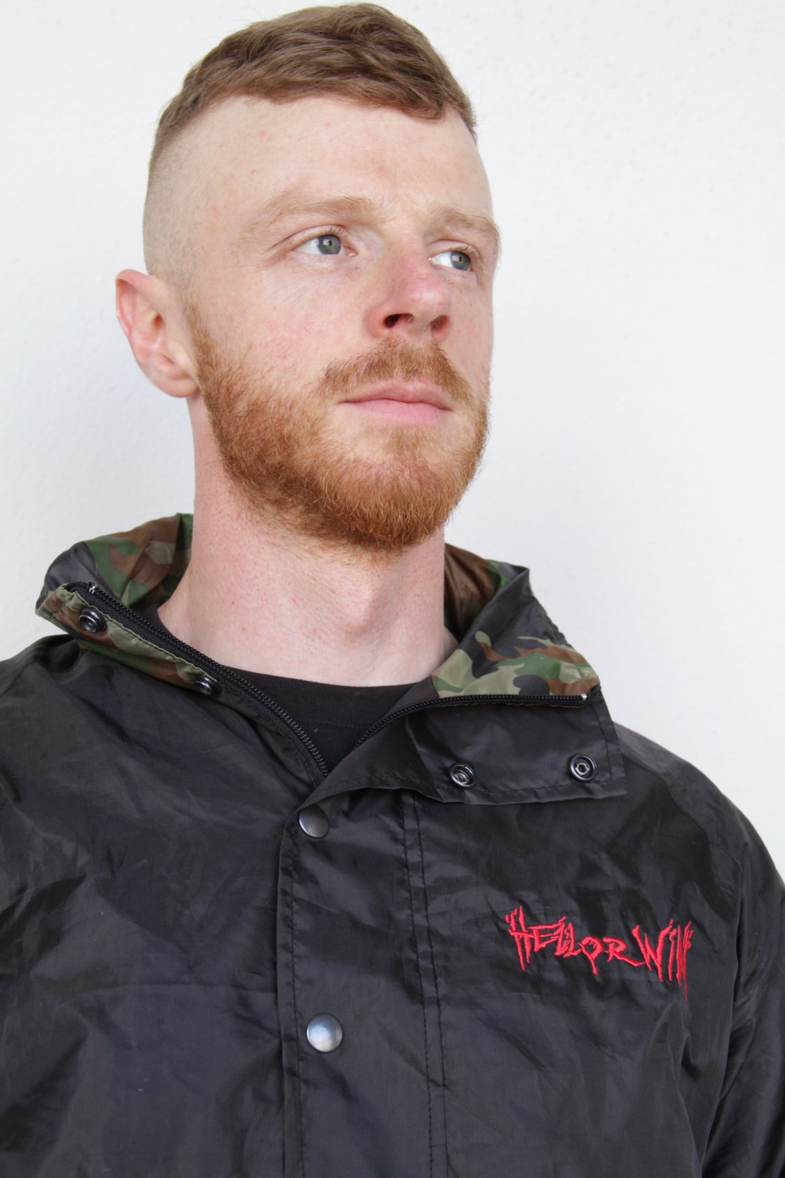Image of HELLPACK Camo Windbreaker