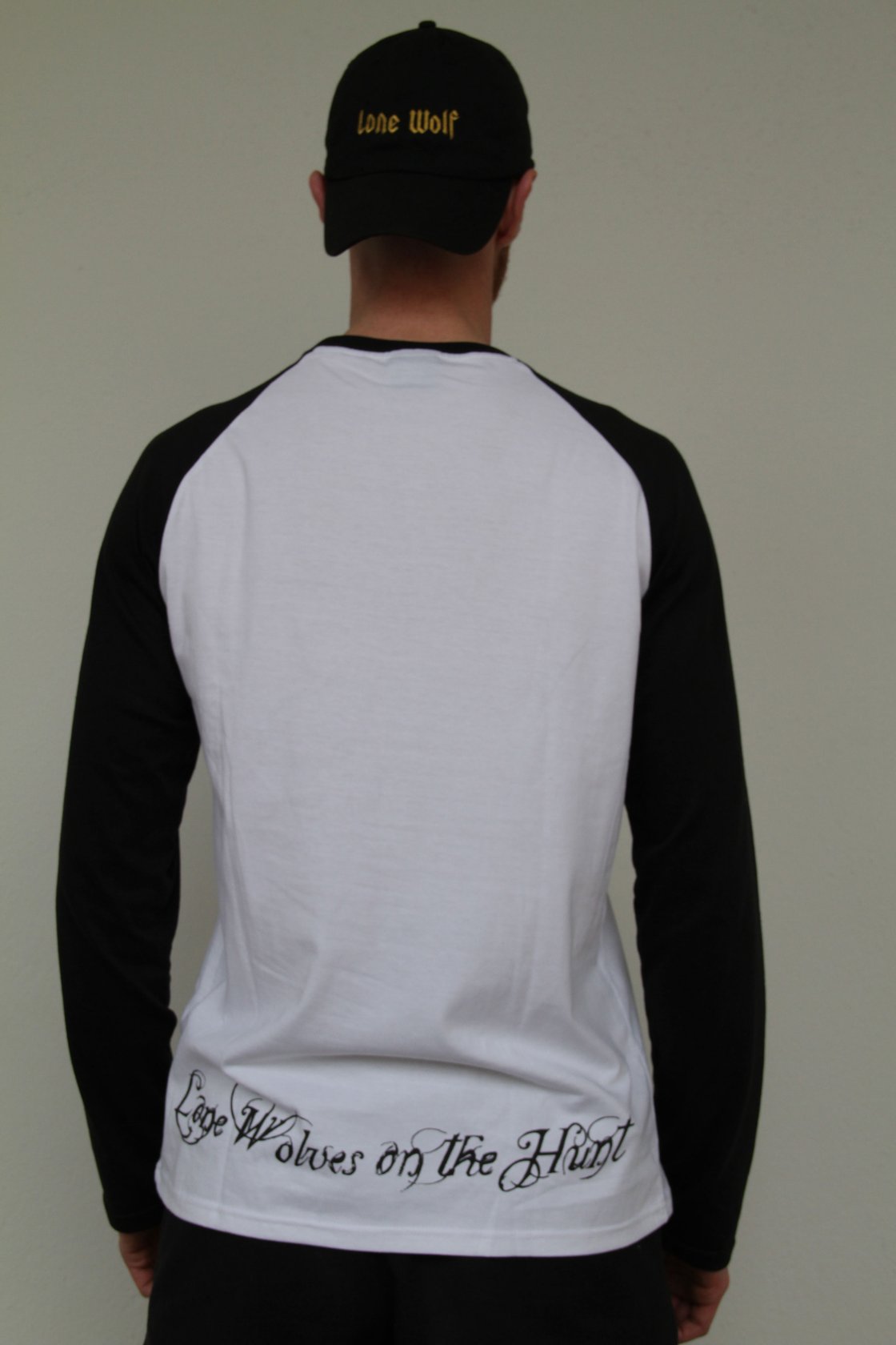 Image of Wolf Lady of the Apocalypse Contrast Long Sleeve Raglan Tee