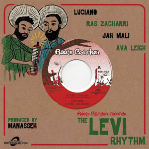 Image of Luciano & Ras Zacharri / Ava Leigh ' River Jordan / Over The Bridge' (Levi Rhythm repress 7" vinyl)