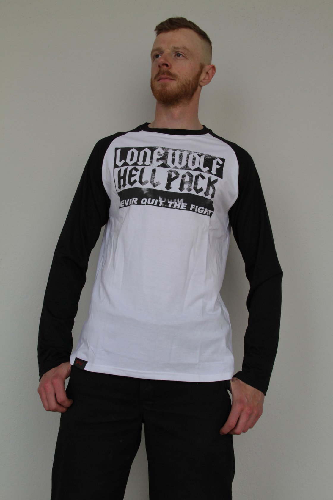 Image of LoneWolf HellPack Contrasting Long Sleeve Raglan Tee