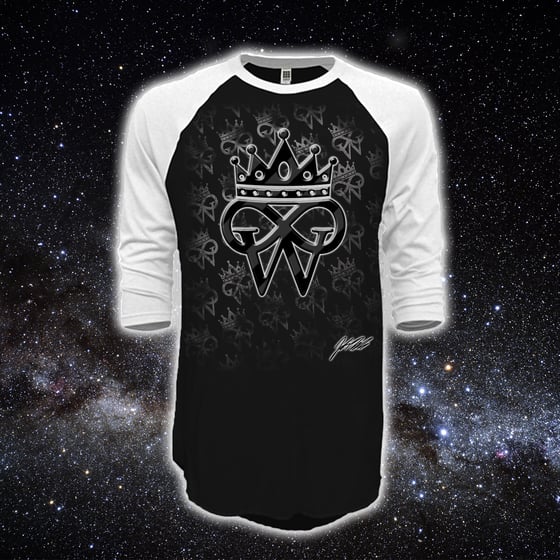 Image of Crown Design Baseball Tee