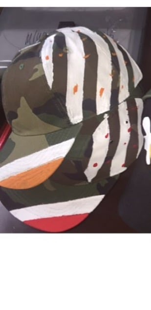 Image of Custom "off white" inspired dad hat