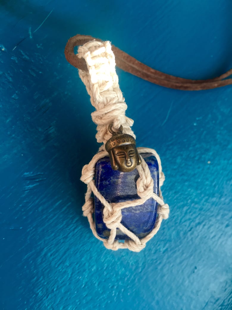 Image of Lapis Lazuli Hemp Wrap